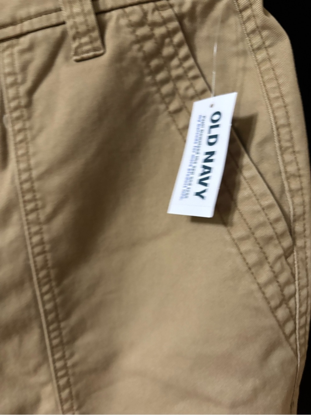 Old Navy Wide-Leg Utility Jeans in Khaki - Picture 4 of 5